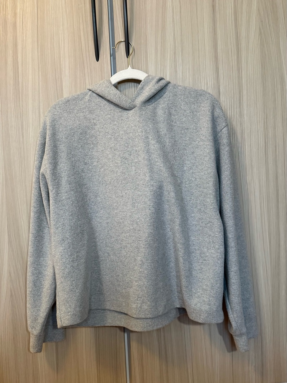 Zara Light Gray Hooded Sweater